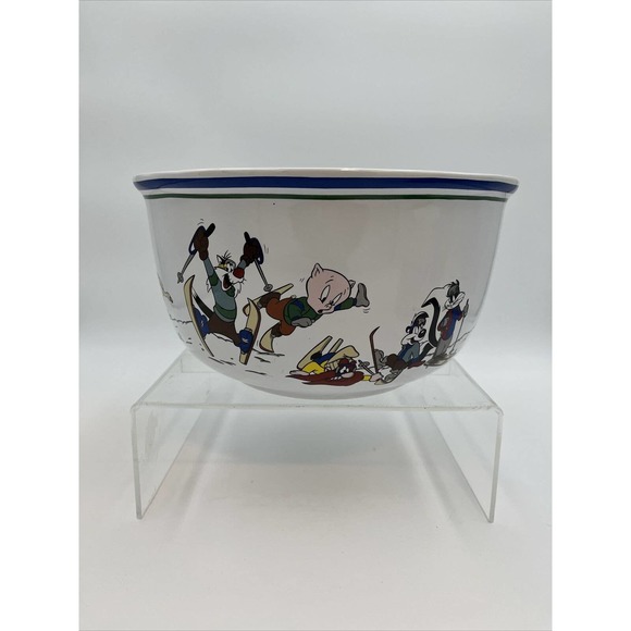 Warner Bros Looney Tunes Ceramic Bowl ‘94 amd Jar ‘97 - Picture 4 of 12